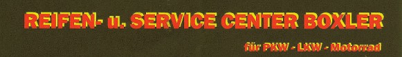 Reifencenter Boxler Logo